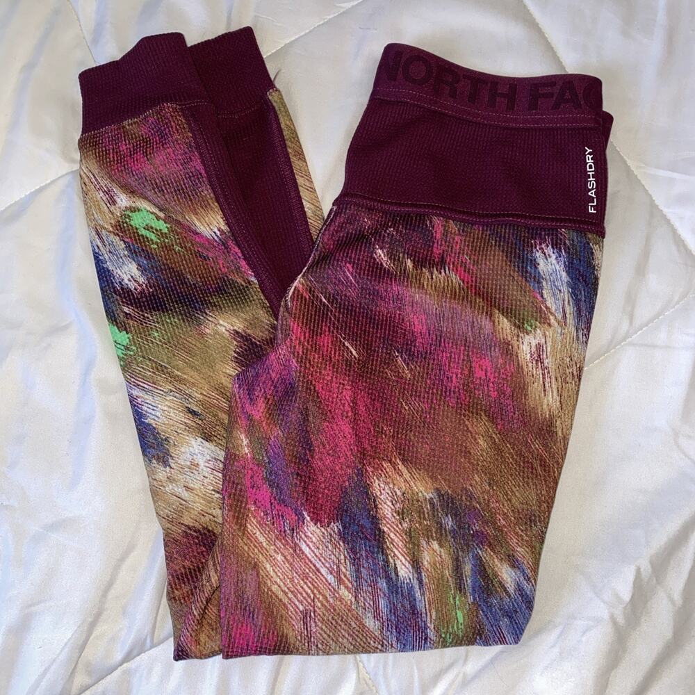 The North Face Teen/Adolescent Waffle Base Layer Leggings Size 7/8
